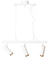 Suspension &agrave; 3 flammes 80 cm de large H : max. 140...