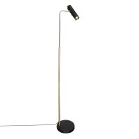 Lampadaire Or Noir 157 cm de haut GU10 orientable
