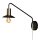 Applique avec câble métal E27 bras pivotant hauteur 35 cm