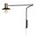 Applique avec câble et fiche métal E27 bras articulé