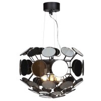 Suspension Moderne Ø 58 cm rond verre miroir...