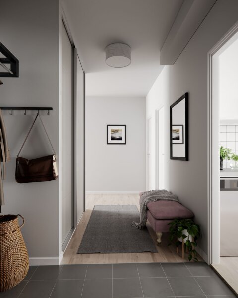 Plafonnier rond Ø 40 cm Blanc E27 Métal Tissu anti-éblouissement