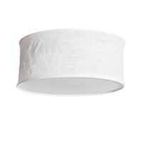 Plafonnier rond Ø 40 cm Blanc E27 Métal...
