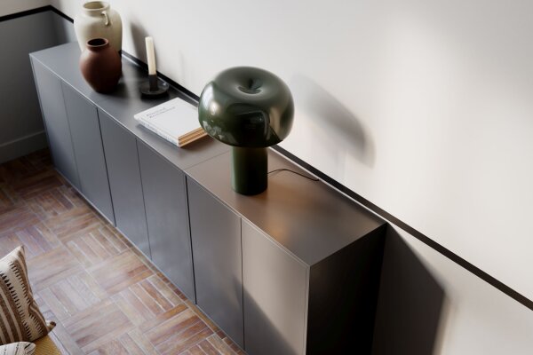 Lampe de table métal E27 41 cm de haut Vert Rétro inclinable