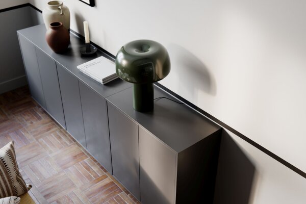 Lampe de table métal E27 41 cm de haut Vert Rétro inclinable