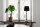 Lampe de table tissu métal E27 59,5 cm en noir argenté