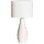 Lampe de table Blanc Crème Céramique Tissu E27 74 cm de haut