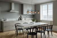 Suspension Noir Gris L : 117 cm Métal Verre...