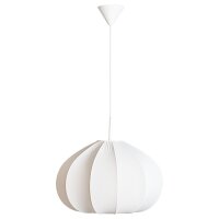 Lampe à suspendre Blanc Abat-jour en tissu 50 cm...