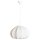 Lampe à suspendre Blanc Abat-jour en tissu 50 cm de large H : max. 120 cm E27
