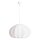 Suspension Tissu Métal E27 L : 60 cm H : max. 120 cm Blanc