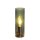 Lampe de table verre métal 30 cm de haut vert E27 cylindre