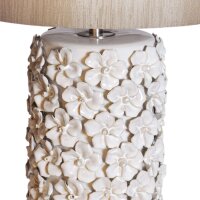Lampe de table céramique tissu 54,5 cm de haut...