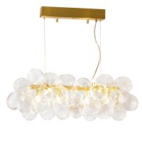Suspension verre m&eacute;tal L : 80 cm H : max. 120 cm...