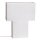 Lampe de table blanc papier métal hauteur 40 cm 2x E27