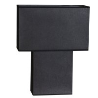Lampe de chevet Papier 50 cm Noir carré Moderne 2x...