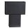Lampe de chevet Papier 50 cm Noir carré Moderne 2x E27
