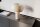 Lampe de table Blanc H : 41 cm inclinable Métal Interrupteur à câble E27