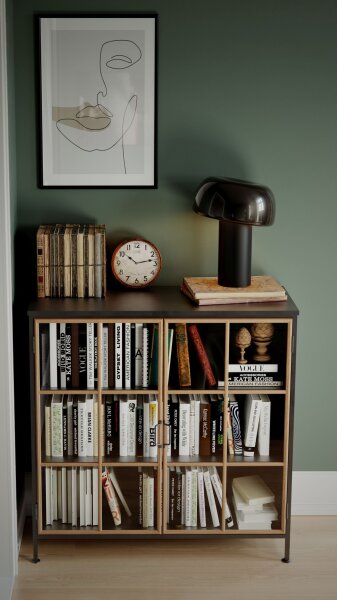 Lampe de table noir métal H : 41 cm Interrupteur à câble inclinable