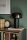 Lampe de table noir métal H : 41 cm Interrupteur à câble inclinable
