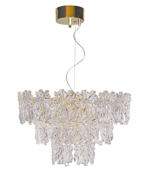 Lampe à suspendre cristal 51,5 cm de large H : max. 120 cm 5x E14