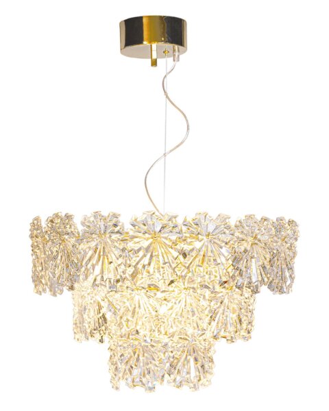 Lampe à suspendre cristal 51,5 cm de large H : max. 120 cm 5x E14