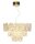 Lampe à suspendre cristal 51,5 cm de large H : max. 120 cm 5x E14