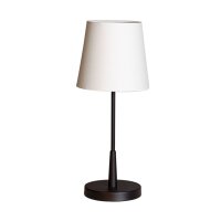 Lampe de table métal tissu 48,5 cm de haut E27...