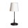 Lampe de table métal tissu 48,5 cm de haut E27 noir blanc
