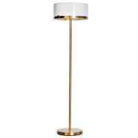 Lampadaire métal verre hauteur 150 cm en laiton...