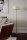 Lampadaire métal verre hauteur 150 cm en laiton blanc E27