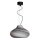 Lampe à suspendre verre métal E27 large 44,5 cm marbré