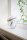 Lampe de table verre 30 cm de haut blanc marbré E27 look champignon