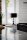Lampe de table métal tissu 47 cm chrome noir E27 anguleux
