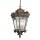 Ancienne lampe suspendue en aluminium verre terrasse balcon