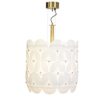 Lampe à suspendre verre métal Ø 50...