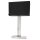 Lampe de table noir chrome 69,5 cm de haut métal tissu E27