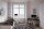 Lampe de table noir chrome 69,5 cm de haut métal tissu E27