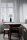 Lustre de table noir blanc 56 cm en bois tissu E27