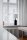 Lustre de table noir blanc 56 cm en bois tissu E27