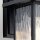 Applique extérieure aluminium verre E27 IP44 hauteur 25,8 cm