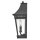 Applique extérieure Noir E14 IP44 H : 39,4 cm Aluminium Verre