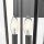 Applique extérieure verre aluminium E14 IP44 hauteur 55,6 cm
