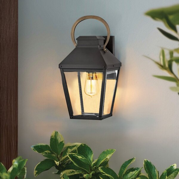 Lampe dextérieur Mur Rustique Vintage H : 42,8 cm IP44 E27