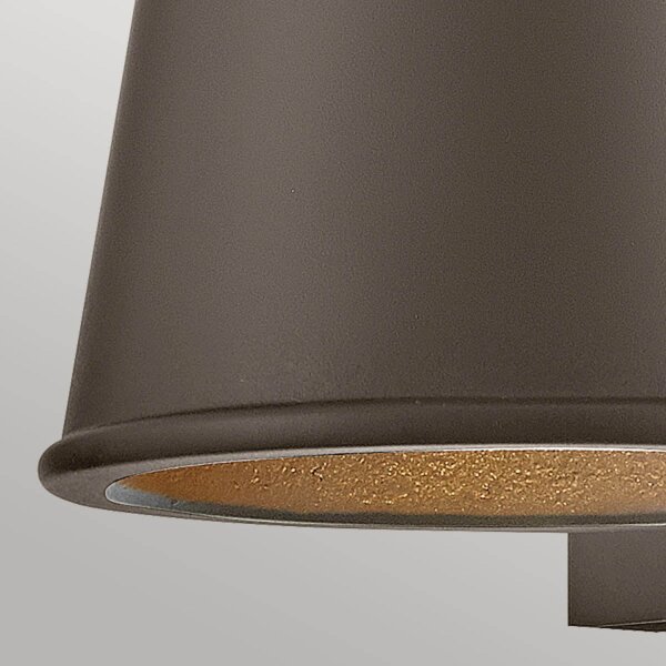 Applique murale extérieure Downlight LED GU10 IP44 15,4 cm de haut