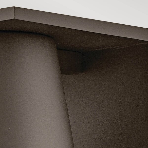 Applique murale extérieure Downlight LED GU10 IP44 15,4 cm de haut