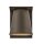 Applique murale extérieure Downlight LED GU10 IP44 15,4 cm de haut
