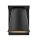 Downlight Terrasse Noir LED GU10 petit H : 15,4 cm