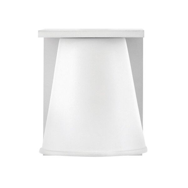 Applique murale extérieure blanche LED GU10 IP44 15,4 cm de haut petite