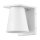 Applique murale extérieure blanche LED GU10 IP44 15,4 cm de haut petite